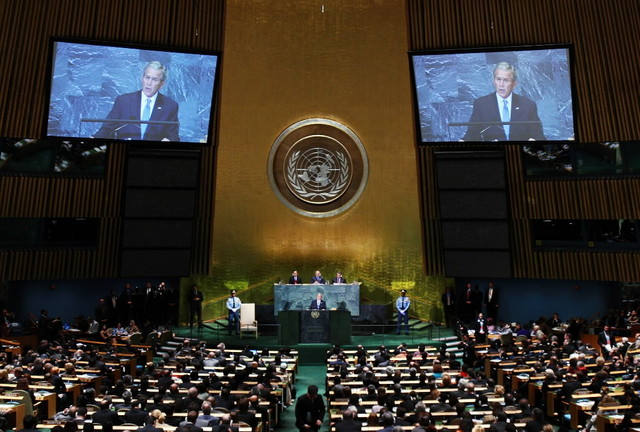 President Bush Speaks at UN