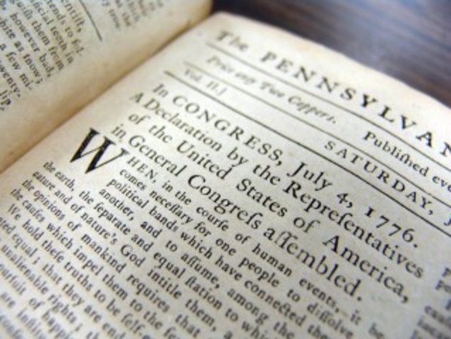 Primer diario de EEUU, el "Pennsylvania Evening Post"