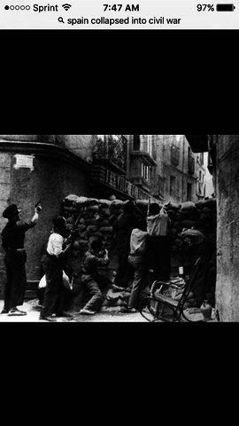 Spain Collapses into civil war