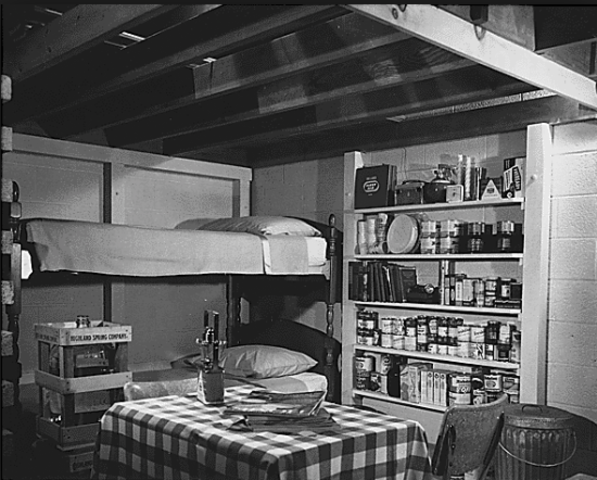 US building of bomb shelters