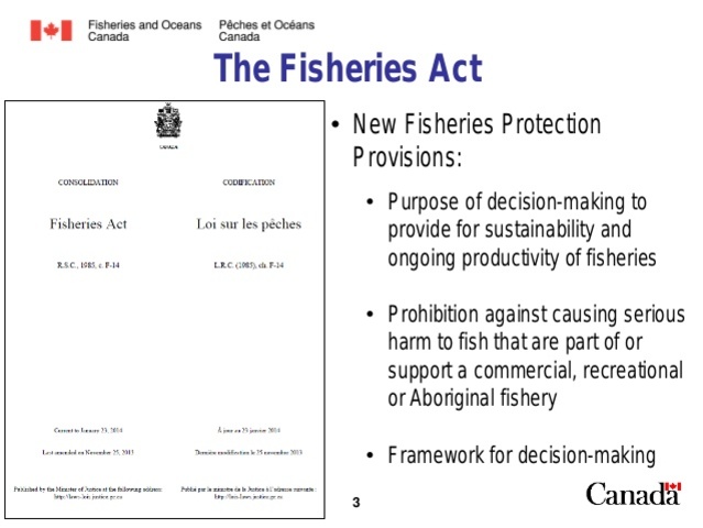 Fisheries act