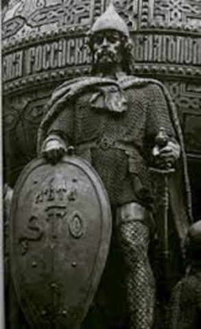 Rurik the Rus conquers Kiev