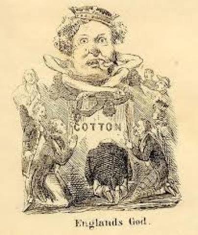The plantaion kingdom was taken in place, it grew cotton's name into the, "Cotton King." Instead of, "Death by ice water."