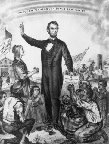 Lincoln announces his Proclamation of Amnesty and Reconstruction.