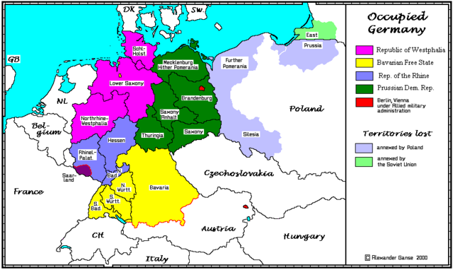 Partitioning of Germany