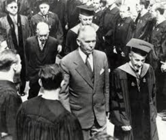 Marshall Plan is announced