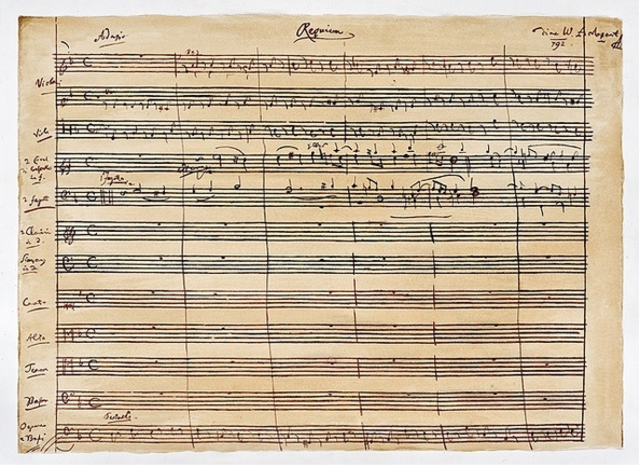 Ultima Obra de Mozart EL RÉQUIEM (fecha del estreno)