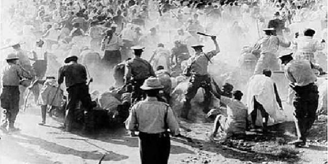 Rioting in Calcutta