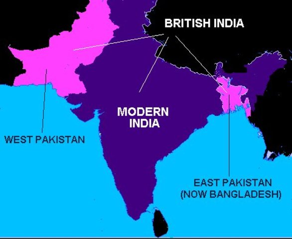 East and West Pakistan is Formed