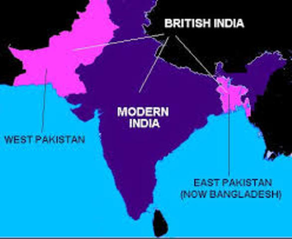 East and West PAkistan is Formed