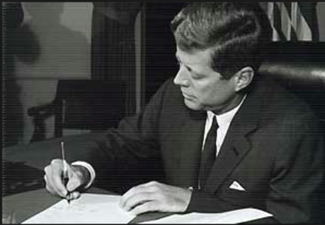 John F. Kennedy  as chief executive