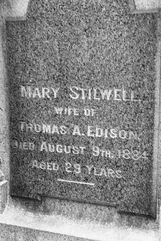 Marry Stillwell Edison died
