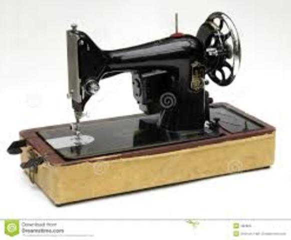 Elias Howe’s “sewing machine” is introduced
