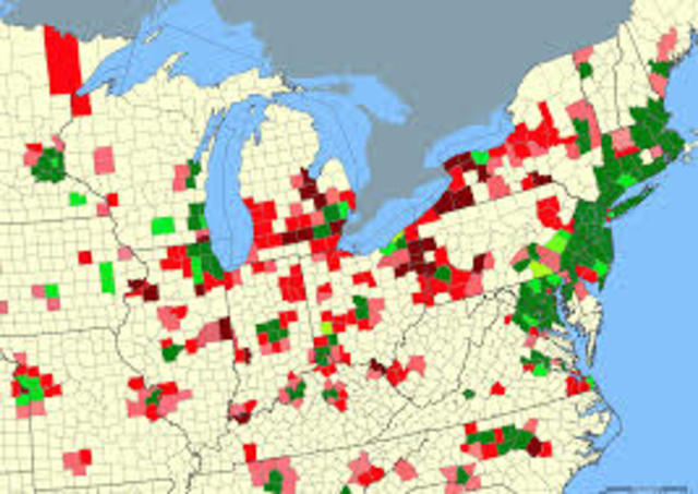 Rust Belt and Sun Belt (why did people move there)