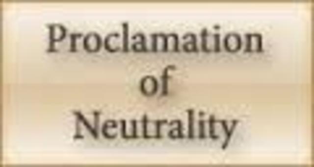 Proclamation of Neutrality
