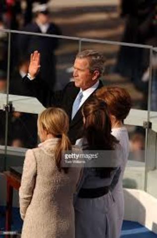 President Bush was sworn in for a second term