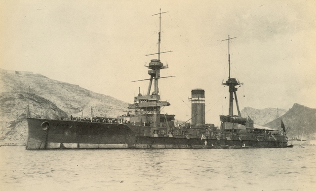 Explosión del acorazado Jaime I