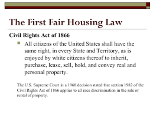 Fair Housng Act