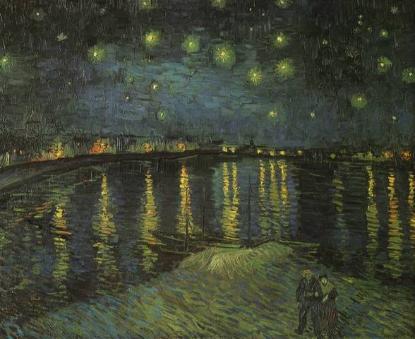 Starry Night Over Rhone by Vincent Van Gogh