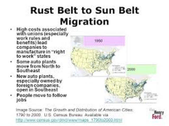Rust and Sun Belt