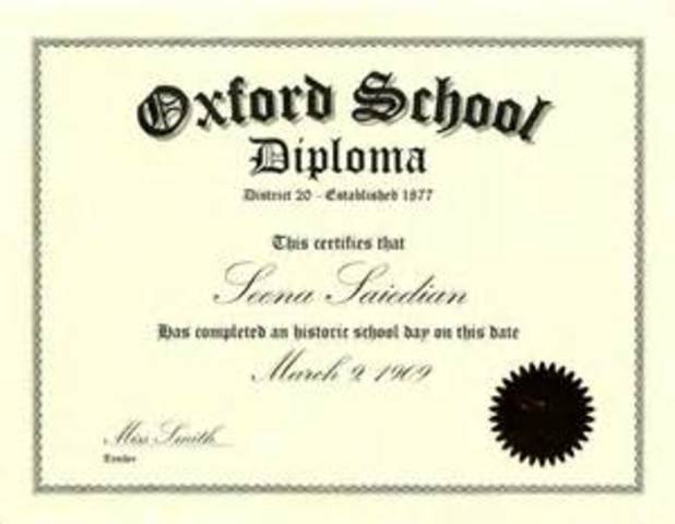 Graduated Oxford