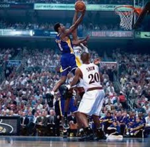 Kobe win his 2nd NBA championship.