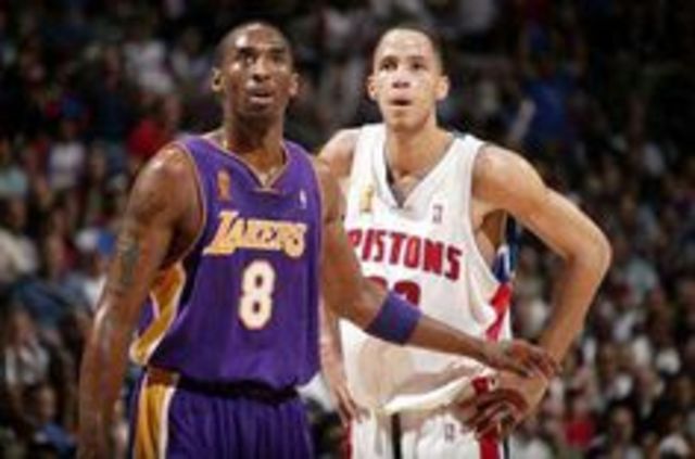 Kobe loses the NBA finals to the Detroit Pistons.
