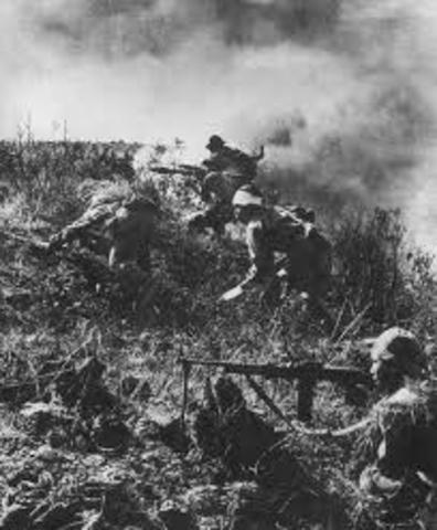 Vietcong ambushs South Vietnam's Army