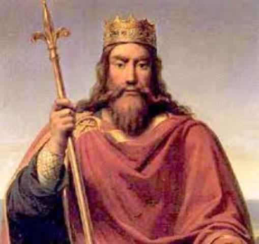 Clovis becomes king of the Franks