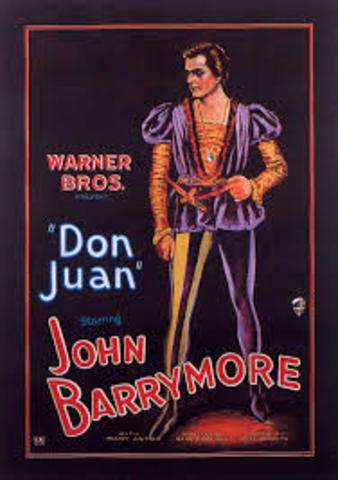 The release of "Don Juan" by Warner Bros.
