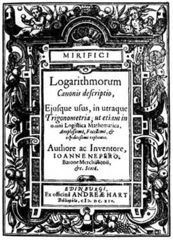 Invención de los logaritmos y maquinas para multiplicar.