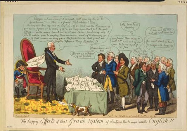 Congress passes the Embargo Act of 1807.