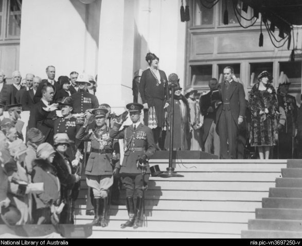 Performed the Australian Anthem