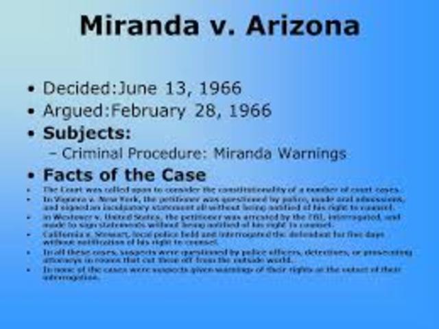 miranda v Arizona