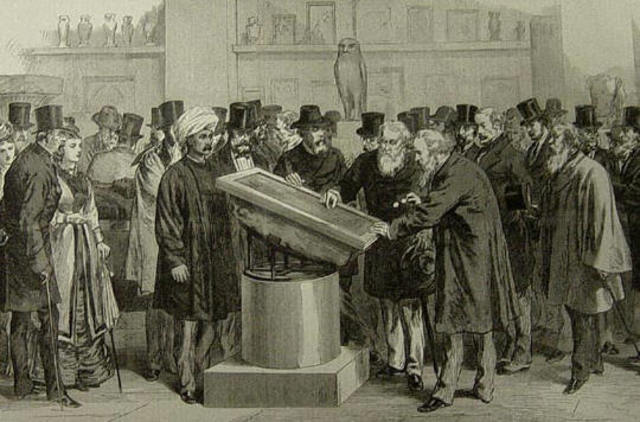 Napoleon's army discovers the Rosetta Stone