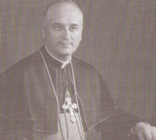 Bishop Meyer arrives...