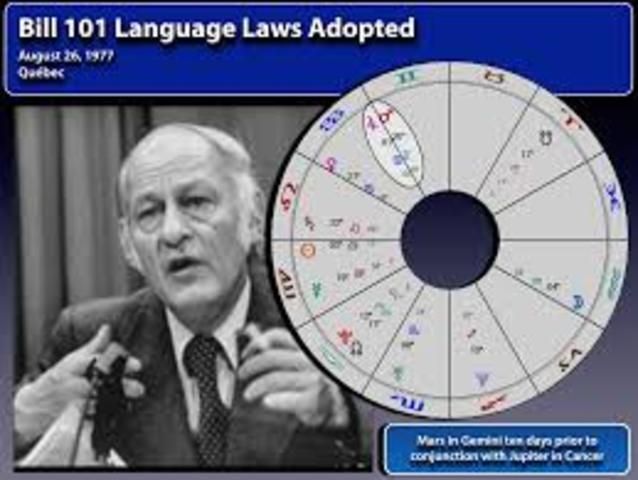 1977 Bill 101 passed.