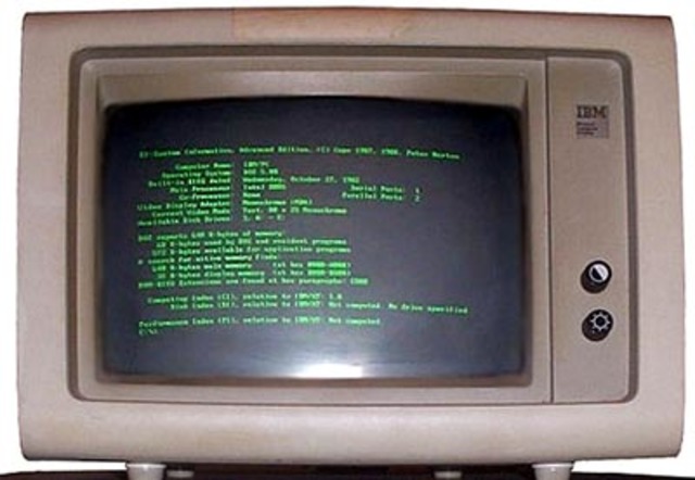 IBM con MS‑DOS