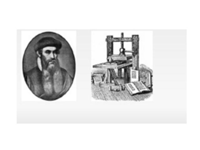 Fin de la Edad Media uso de la Imprenta