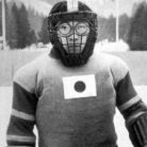 First Olympics Goalie Mask