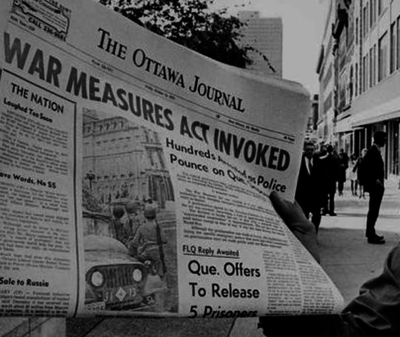 War Measures act enacted