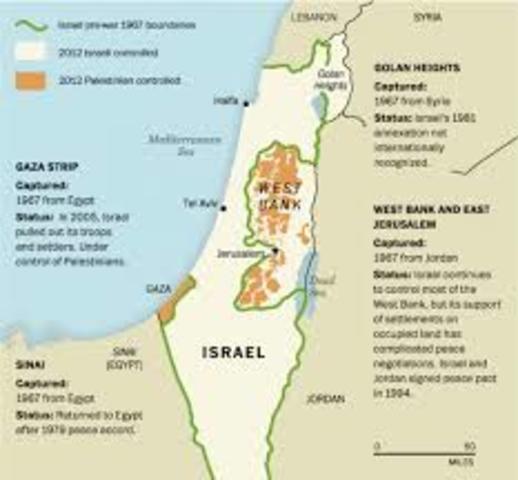 Israel gains further control