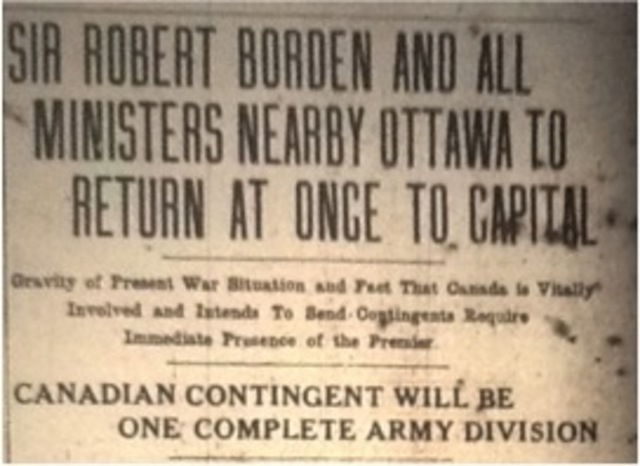 Canada is automatically at war against Triple Alliance: