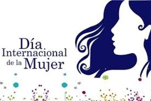 Celebracion del primer dia de la mujer