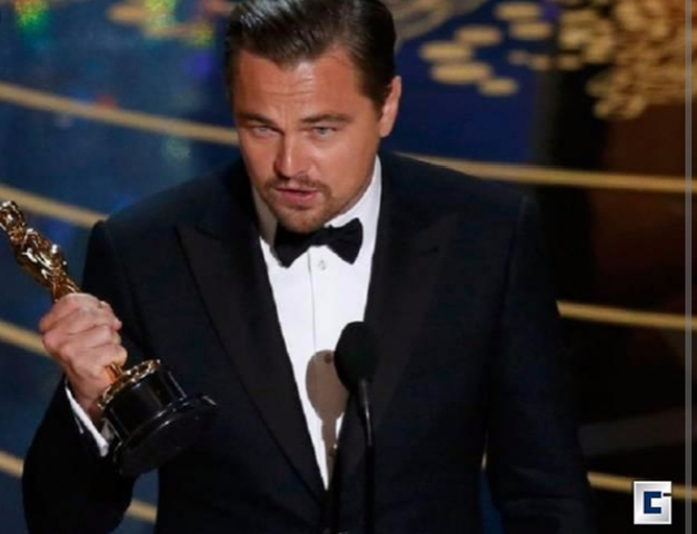 Leonardo ganha o Oscar