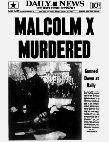 Malcom X Dies