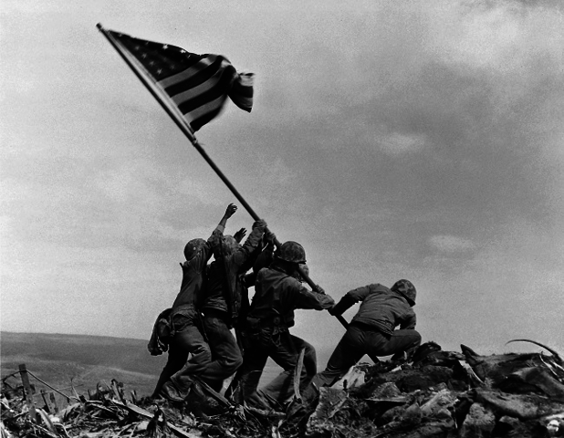 U.S Marines take Iwo Jima