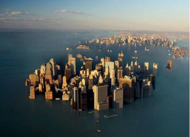 Aumento de los nivles del mar