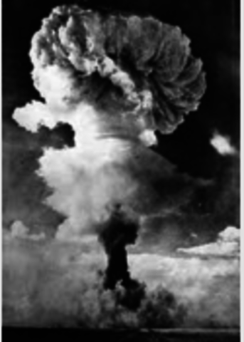 USSR's first atomic bomb test.