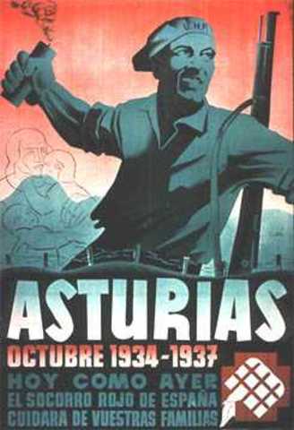 Revolución de octubre Cataluña y Asturias
